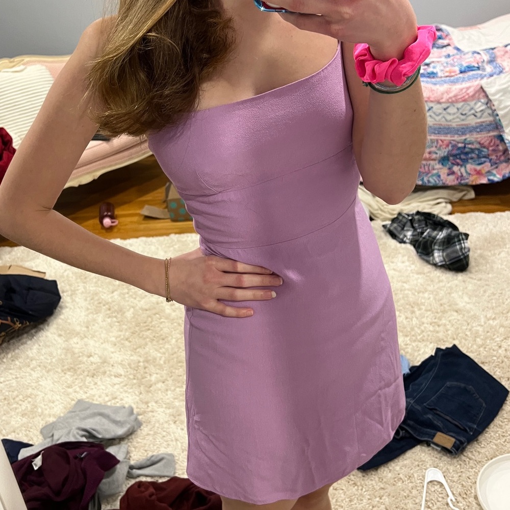 Sunday Best Aritzia Lavender Lilac Purple Mini Dress